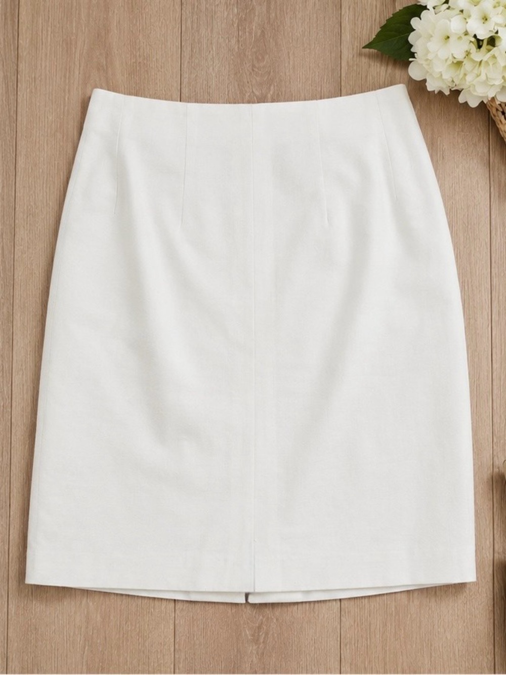 FEMME Linen Pencil Skirt - Lined - Size XS (FEMME Size 30) Made in Canada